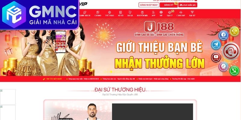 Game thủ truy cập vào link ảo của J88