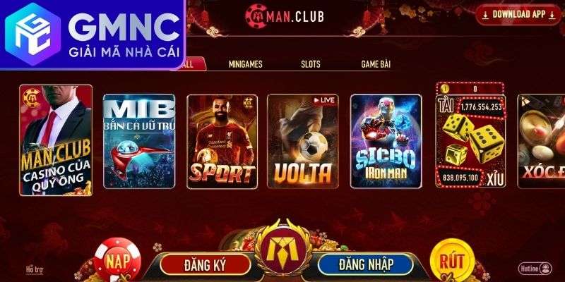ManClub - Cổng game uy tín với hàng triệu bet thủ tin tưởng

