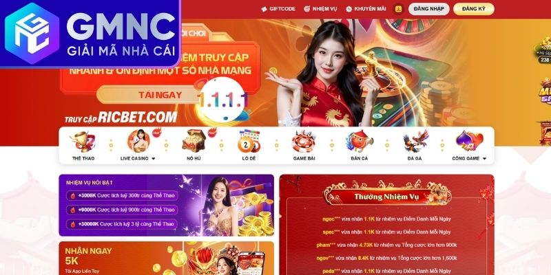 Khái quát chung về nhà cái cá cược Ricbet
